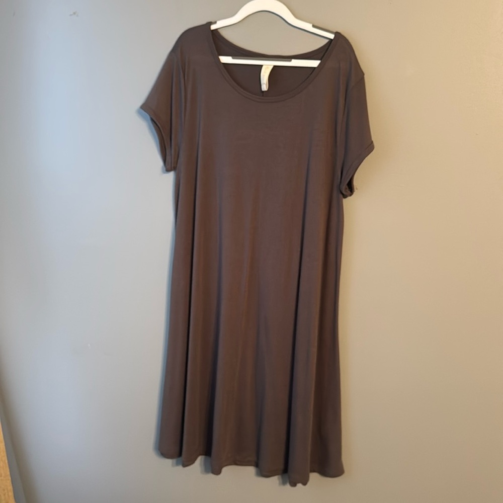 Grey casual T-Shirt Dress from Altar’d State